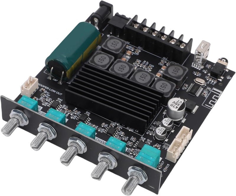 WALFRONT 2.1 Channel Bluetooth Amplifier Module, 50Wx2 100W Subwoofer Audio Power Amp Board with TPA3116D2 Chip, for Enhanced Music and Movie Experience - Image 5