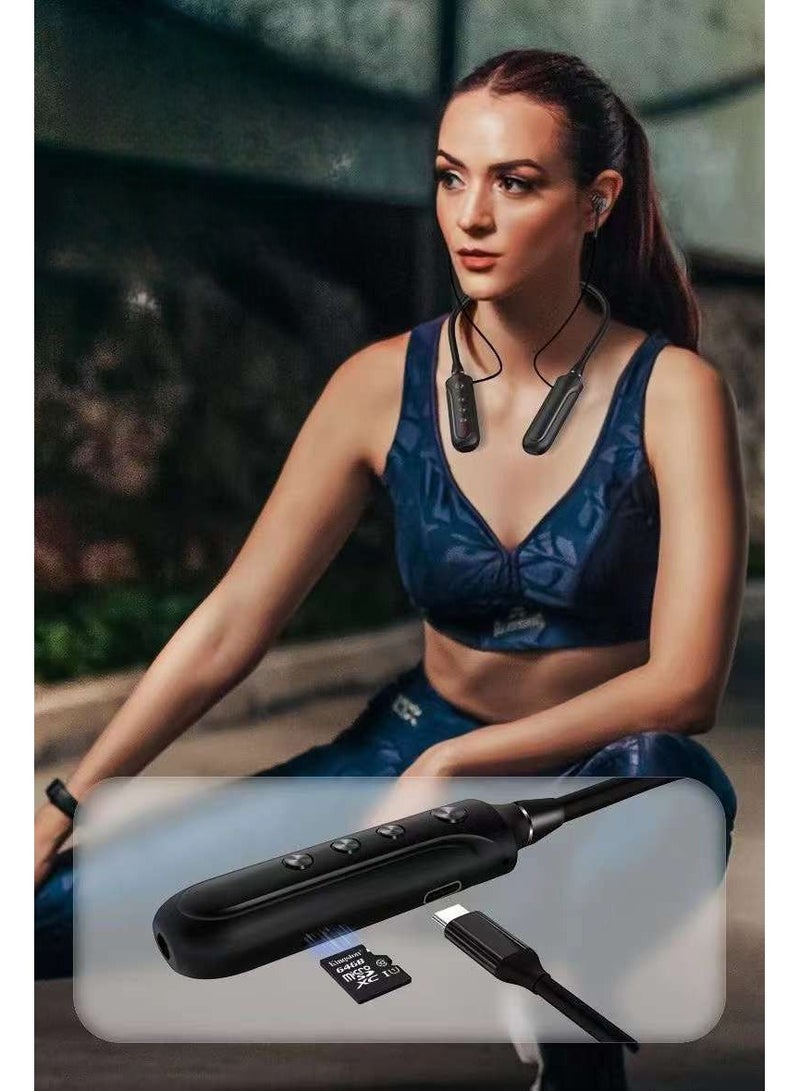 Pama A20 Bluetooth Neckband Sweatproof Headphones High Quality Sound Incoming Call Voice Prompt Call Rejection Mute Function Camera Function Beautiful and Handsome Sound - Image 4