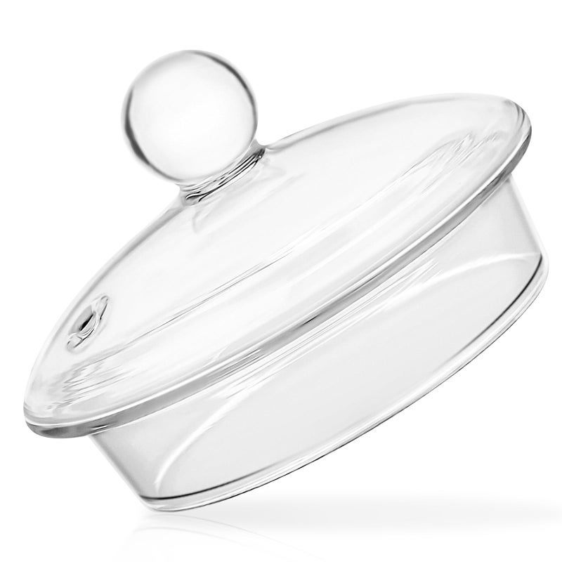 Nbbiww Glass Teapot Lid for Teabloom Celebration, Glass Tea Kettle Lid Replacement, Teapot Top Cover for Other Tea Pots Diameter Between 2.75" to 3", Dishwasher, Microwave, Freezer and Stovetop Safe - Image 1