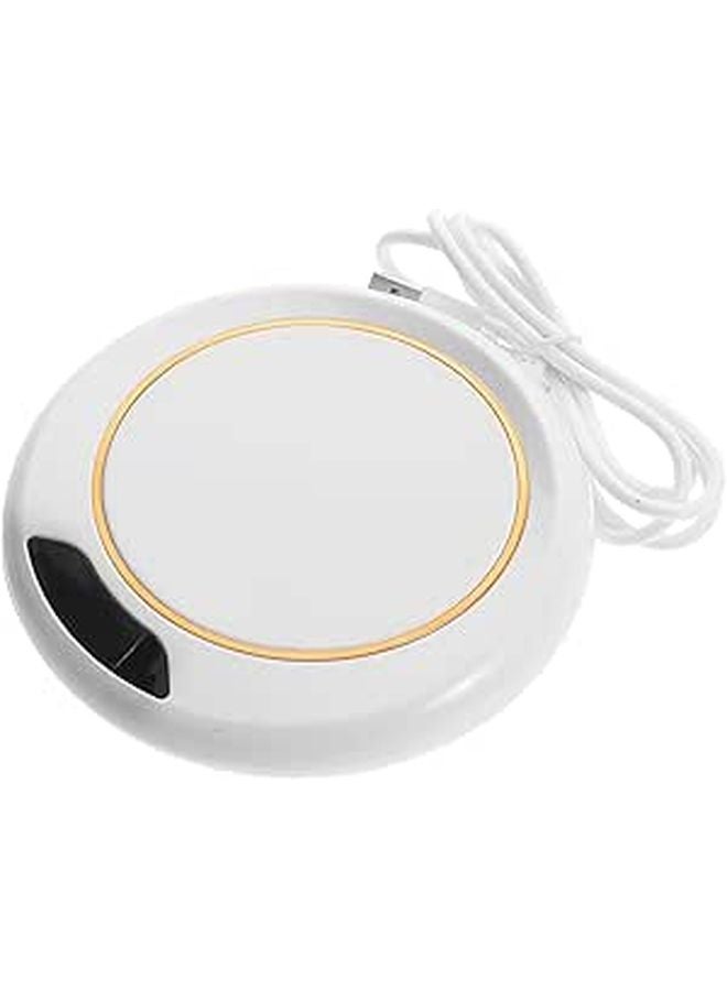 Adjustable Electric Cup Warmer Portable Heating Coaster for Coffee Tea Milk Office Home - Image 1