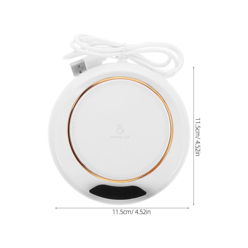 Adjustable Electric Cup Warmer Portable Heating Coaster for Coffee Tea Milk Office Home - Image 3