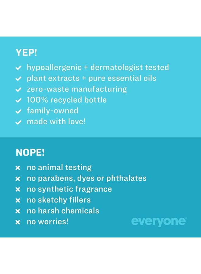 Everyone Liquid Hand Soap 12.75 Ounce (Pack Of 3) Pacific Eucalyptus Plantbased Cleanser With Pure Essential Oils - Image 4