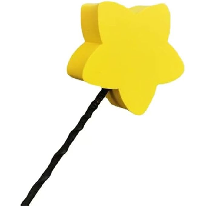 rayihni Yellow Star-Shape Car Antenna Topper, Easy to Find Car in The Parking Lot, Antenna Ball Antenna Toppers Exterior Accessories, Antenna Toppers - Image 1