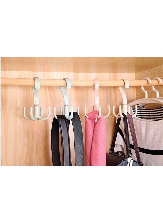 MosQuick®- Set of 2,360 degree rotating multipurpose hanging hooks for bags belts scarves ties -mixed color(2 pcs) - Image 5