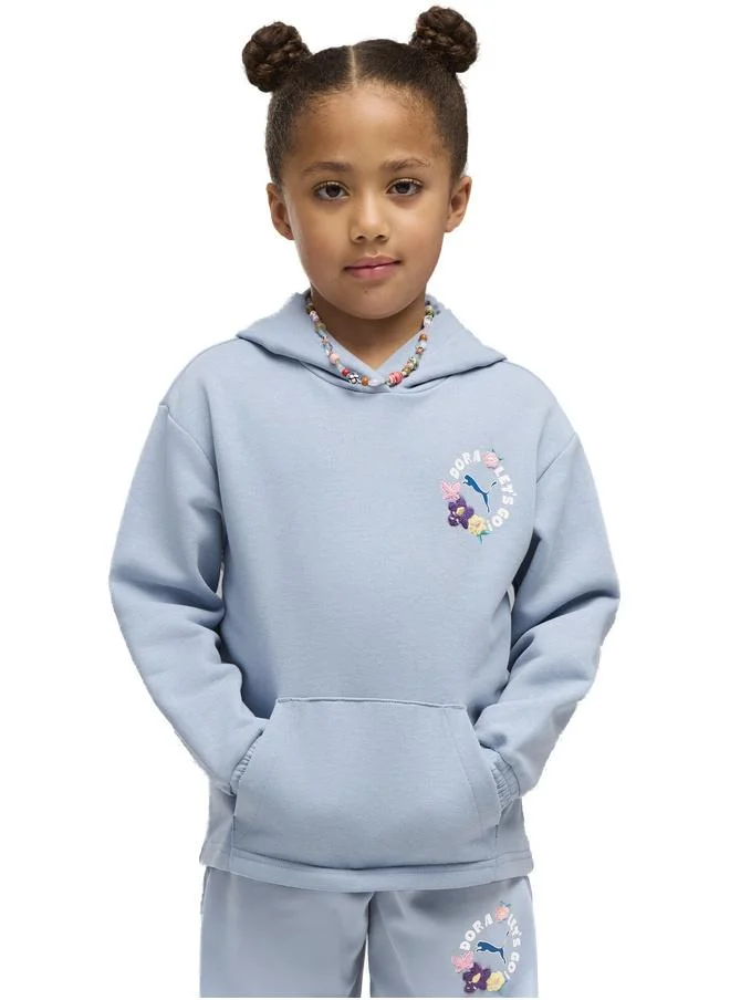 بوما هودي PUMA x DORA THE EXPLORER بقصة فضفاضة للأطفال