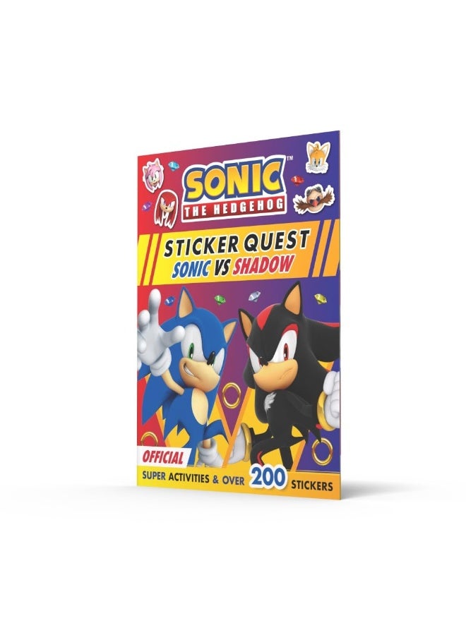 Sonic the Hedgehog Sticker Quest: Sonic vs Shadow: Sticker Activity Book packed with puzzles and over 200 stickers! Perfect for fans of the games, movies and TV shows - Image 2