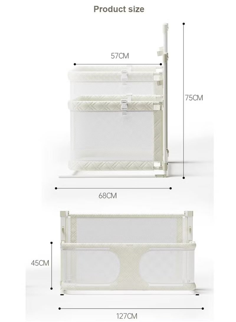Baby Comfy Safety Lightweight Bed Side Crib Modern Baby Bassinet - Image 2