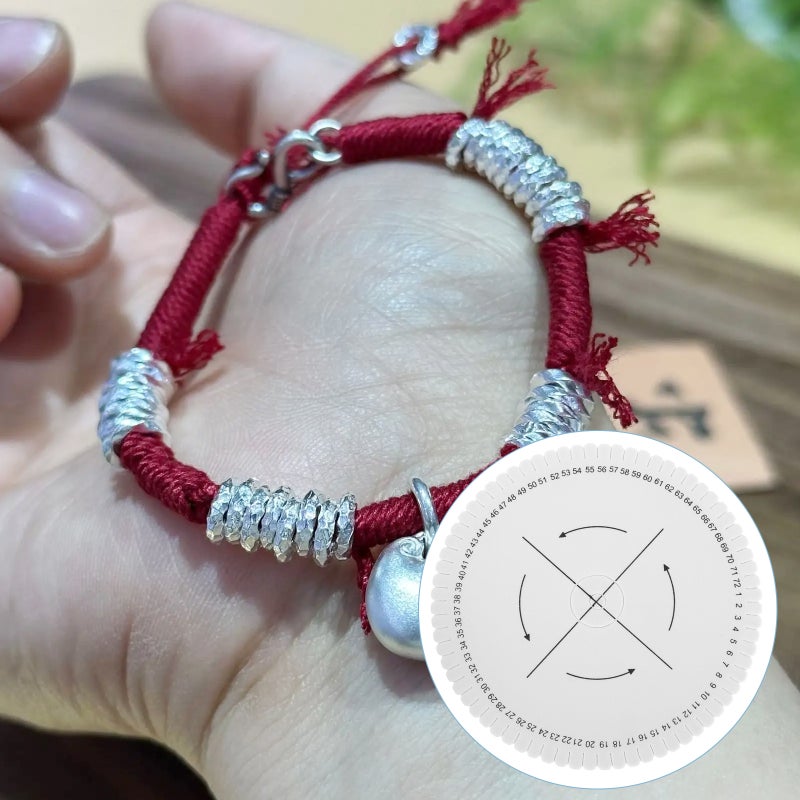 5pcs Bracelet Weaving Tools DIY Hand Embroidery String Bracelet Plate Easy-to-Use Braiding Disc for Beginners to Create Fashionable Bracelets - Image 1