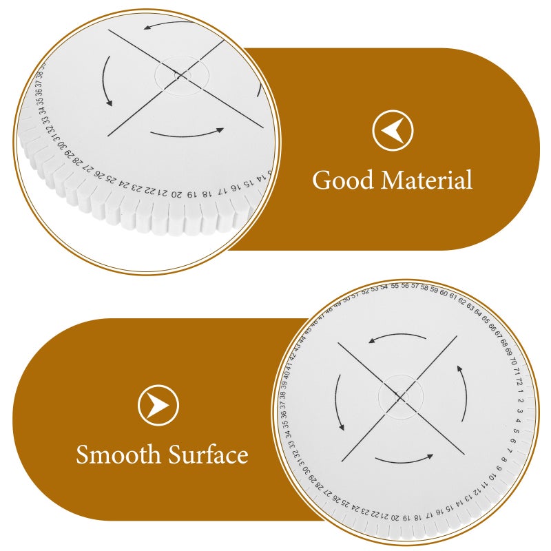 5pcs Bracelet Weaving Tools DIY Hand Embroidery String Bracelet Plate Easy-to-Use Braiding Disc for Beginners to Create Fashionable Bracelets - Image 4