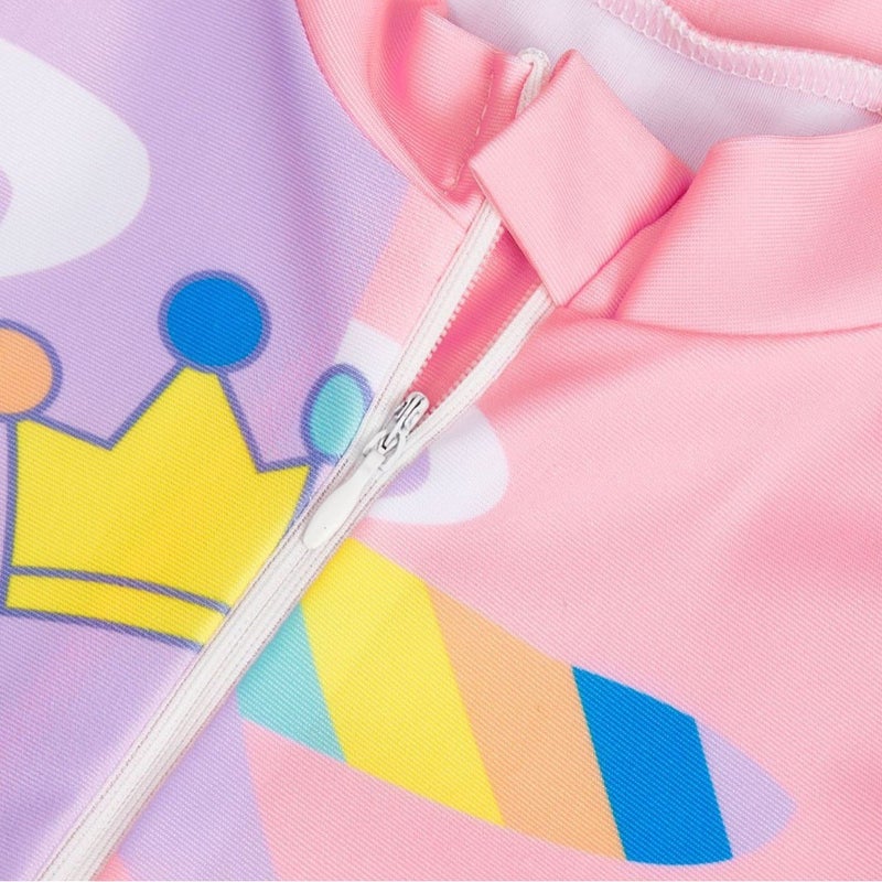 2025 Children'S Swimwear Girls' Small And Medium-Sized Children'S Swimwear Swimwear Cartoon Boys' Short-Sleeved Suit - Image 4