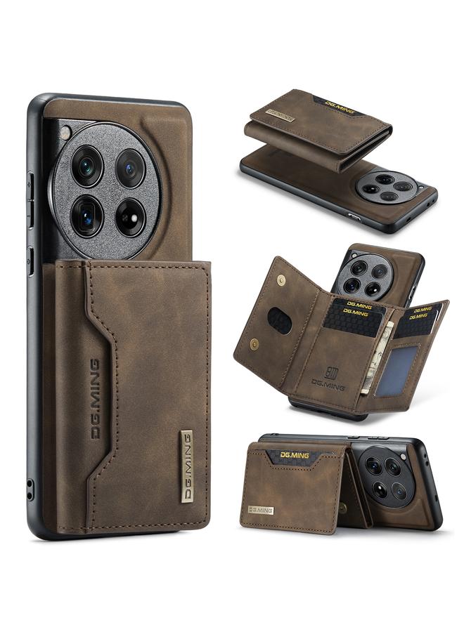 The Bros حافظة لهاتف OnePlus 12 M2 سلسلة حقيبة متعددة البطاقة 3 طيات + حافظة هاتف مغناطيسية