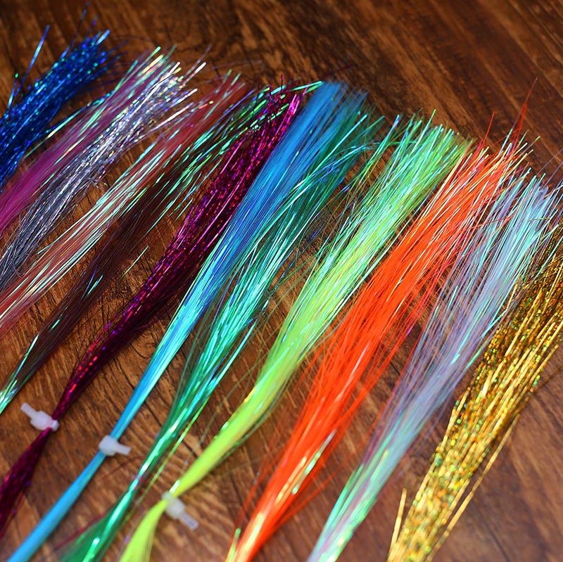 XFISHMAN Fly Tying Materials 12 Colors Krystal Flash Ripple Flashabou Flies Fishing Lure Making Supplie - Image 2