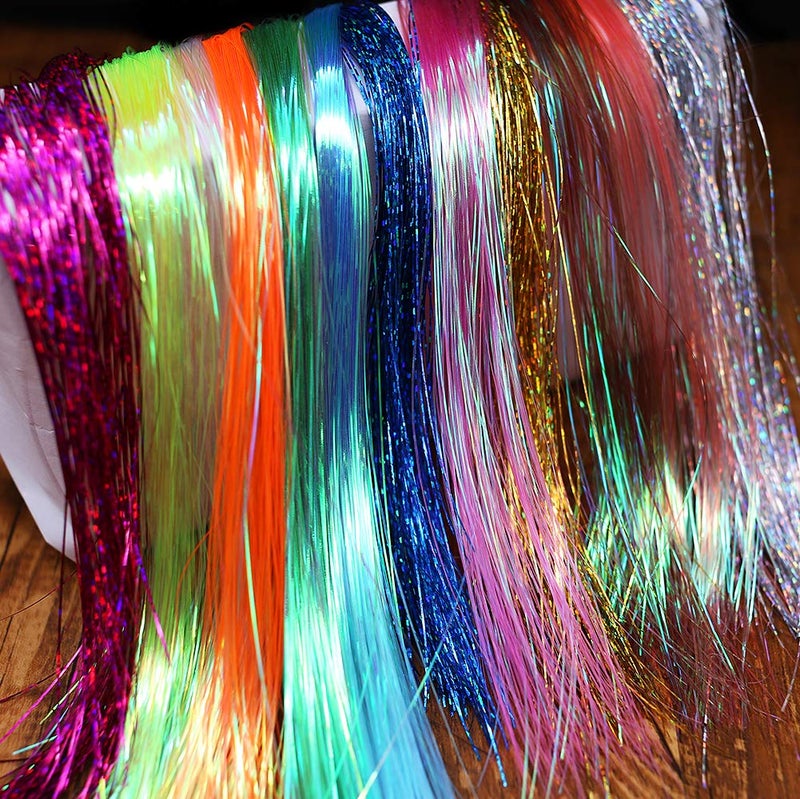 XFISHMAN Fly Tying Materials 12 Colors Krystal Flash Ripple Flashabou Flies Fishing Lure Making Supplie - Image 5