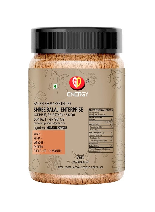 GD Energy Mulethi powder for Hair, Skin Whitening, for Tea, for Face Pack, liquorice powder for skin whitening,Yashtimadhu powder organic Face SKin (500g) - Image 4