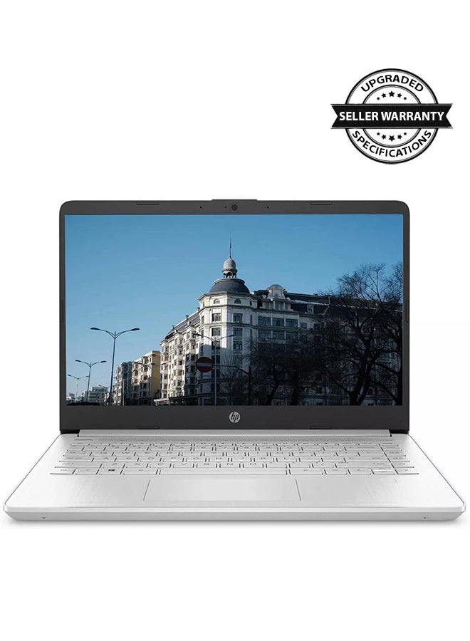 Newest 14 (Upgraded Version) Laptop With 14-Inch Display, Core i3-1125G4 Processor/8GB RAM/256GB PCIe SSD/Integrated Graphics/Windows 10 Home + Mouse Pad English/Arabic Silver