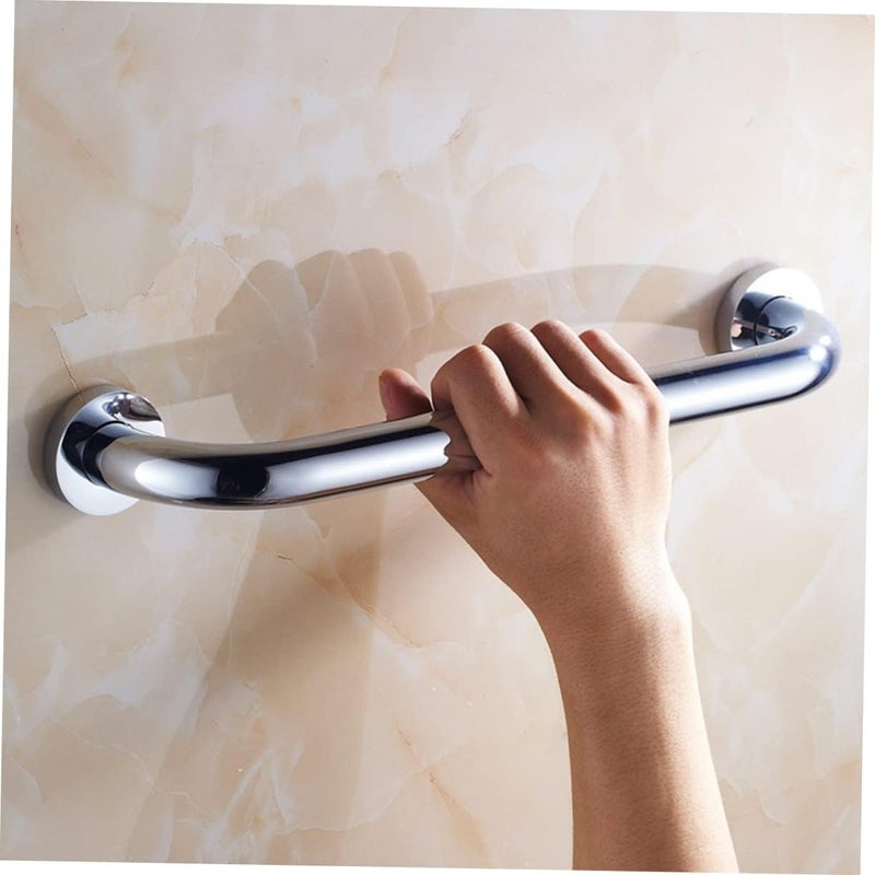 5pcs Stainless Steel Safety Grab Bar Bathroom Grab Bar Armrest Type Style - Image 2