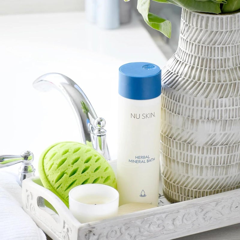Nu Skin Herbal Mineral Bath 169 Fl Oz Relaxing Bubble Bath for Adults SoapFree Formula 21 Herbal Extracts for Soothing Hydrating Cleansing - Image 2