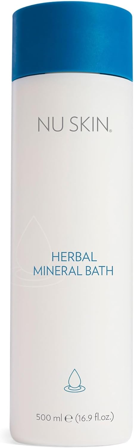 Nu Skin Herbal Mineral Bath 169 Fl Oz Relaxing Bubble Bath for Adults SoapFree Formula 21 Herbal Extracts for Soothing Hydrating Cleansing - Image 1