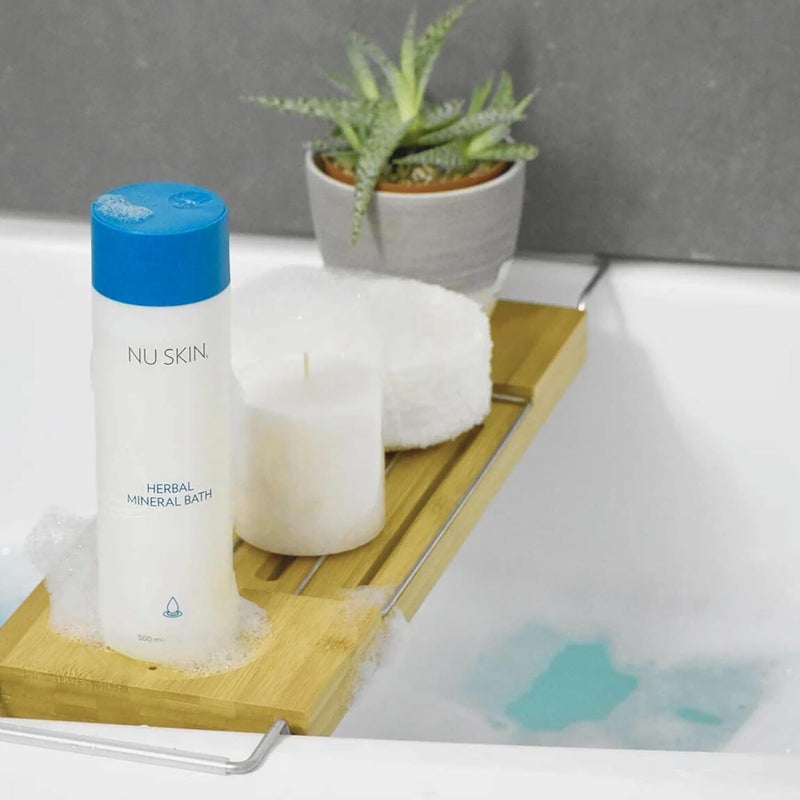 Nu Skin Herbal Mineral Bath 169 Fl Oz Relaxing Bubble Bath for Adults SoapFree Formula 21 Herbal Extracts for Soothing Hydrating Cleansing - Image 4