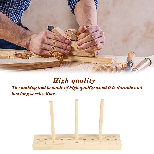 Karsspor Bow Maker Bow Making Tool for Ribbon, Wooden Wreath Bow Maker for Making Gift Bows, Wrist Corsages, Party Decorations, Hair Bows, Holiday Wreaths(with Instructions) - Image 2