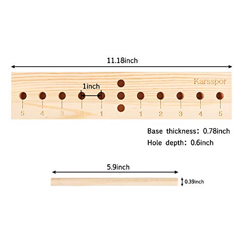 Karsspor Bow Maker Bow Making Tool for Ribbon, Wooden Wreath Bow Maker for Making Gift Bows, Wrist Corsages, Party Decorations, Hair Bows, Holiday Wreaths(with Instructions) - Image 4