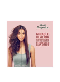 Kesh King Organics Fermented Rice Water Shampoo  Nourishes  Repairs  For Frizz Free Bouncy Hair  Certified Organic  No Artificial Colours Parabens Phthalates Or Harmful Chemicals 300ml  - Image 2