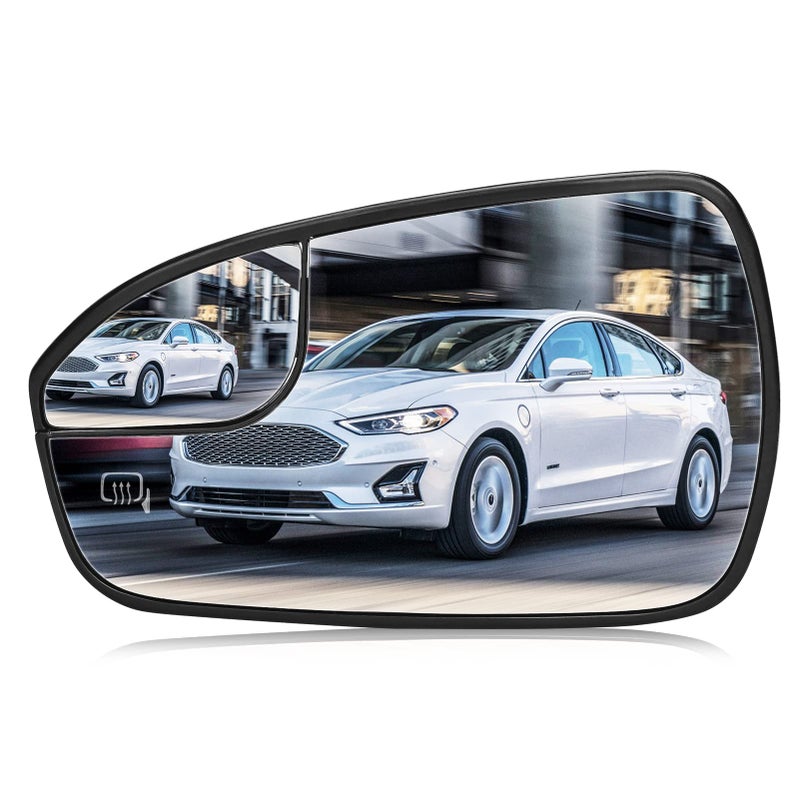 زجاج مرآة السائق الجانبي الأيسر بديل لسيارة فورد فيوجن 2013 2014 2015 2016 2017 2018 2019 2020 مرآة مدفأة استبدال DS7Z17K707F
