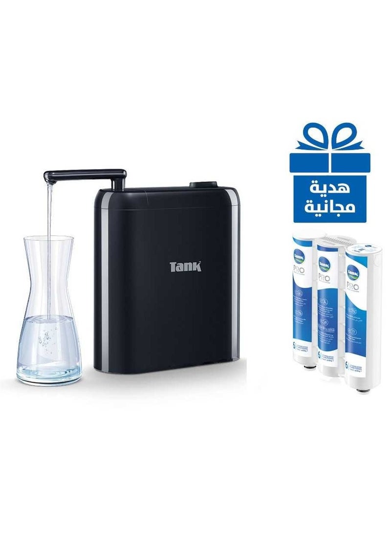 TANK Pro Water Filter Digital Timer - 6 Purification Compressed Functions + cartilages as a gift - Image 1