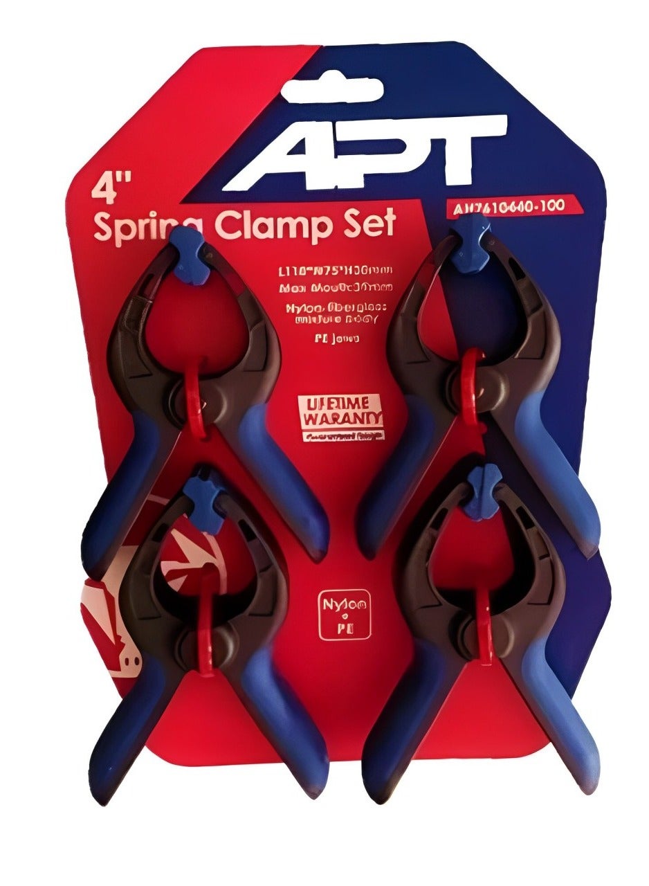 Apt Plastic Spring Clip, 100 mm Size - Card, 4 pieces | Best Price ...