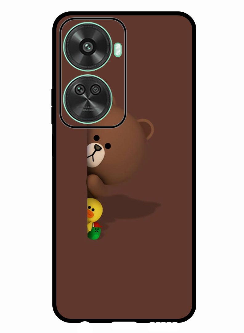 Theodor Protective Case Anti Scratch Shock Proof Bumper Cover For Huawei nova 11 SE Bear Hiding - Image 1