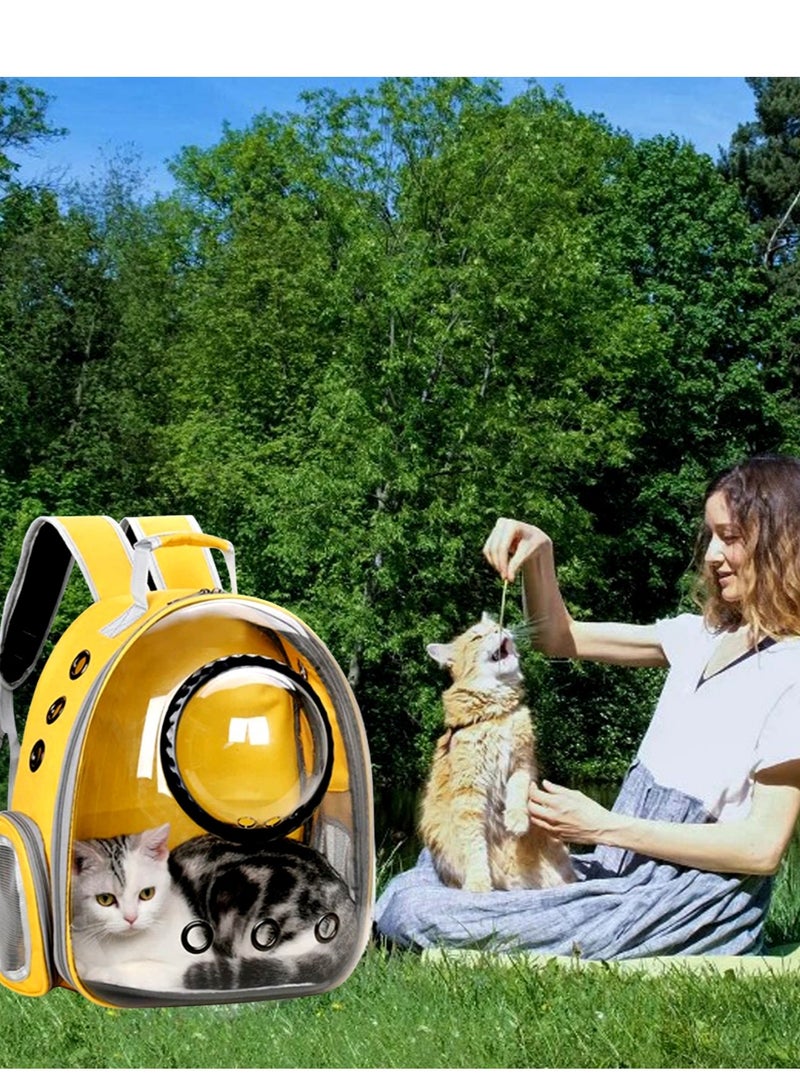 Generic Cat Backpack Comfortable and Spacious Breathable Pet Backpack for Travel  - Image 4
