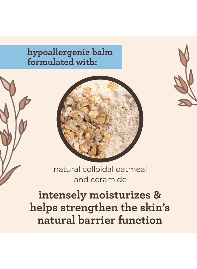 Aveeno Night Balm with natural colloidal oatmeal and dimethicone for dry skin and baby eczema relief, and ceramides to provide deep, overnight hydration - Image 4