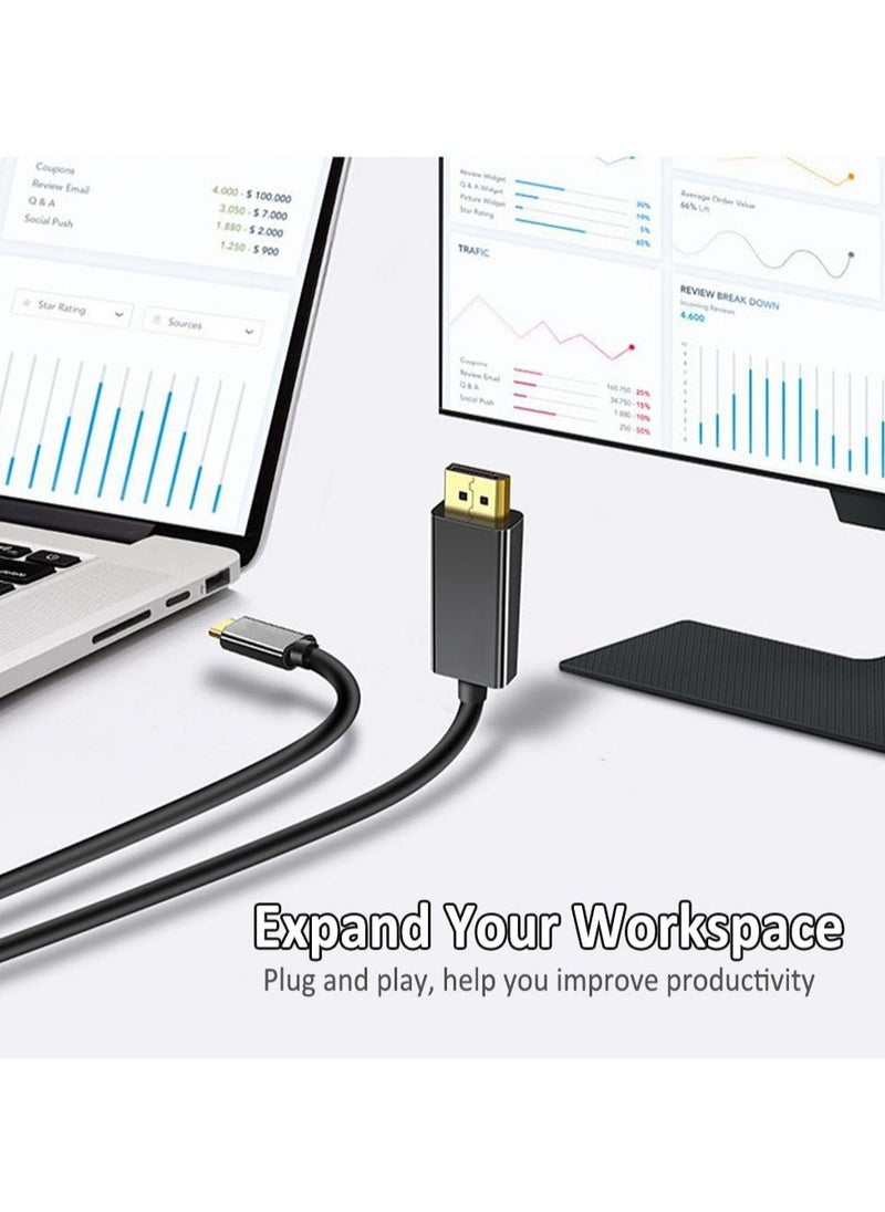 ماركة غير محددة Type C to HDMI HDTV Adapter Cable 1.8 Meter Supports Up to 4K 30Hz Type C to HDMI Converter Cable Type C Male to HDMI Male Adapter Cable  - Image 4