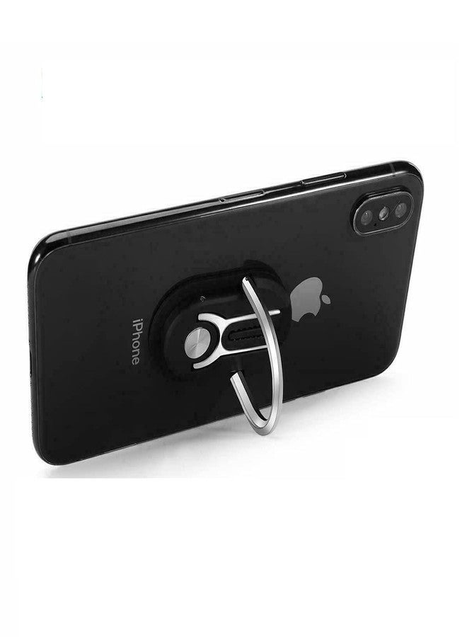 LEEMASING 3 in 1 Finger Ring Holder Stand Car Air Vent Mount Metal Plate Rotating Magnetic Grip Portable Ring Holder Finger Kickstand - Image 1