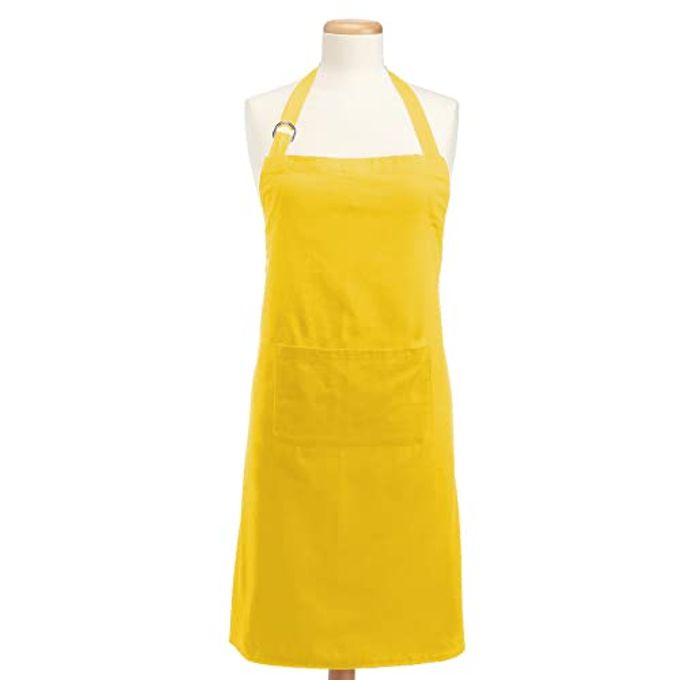 DII Everyday Basic Kitchen Collection, Chef Apron, Yellow