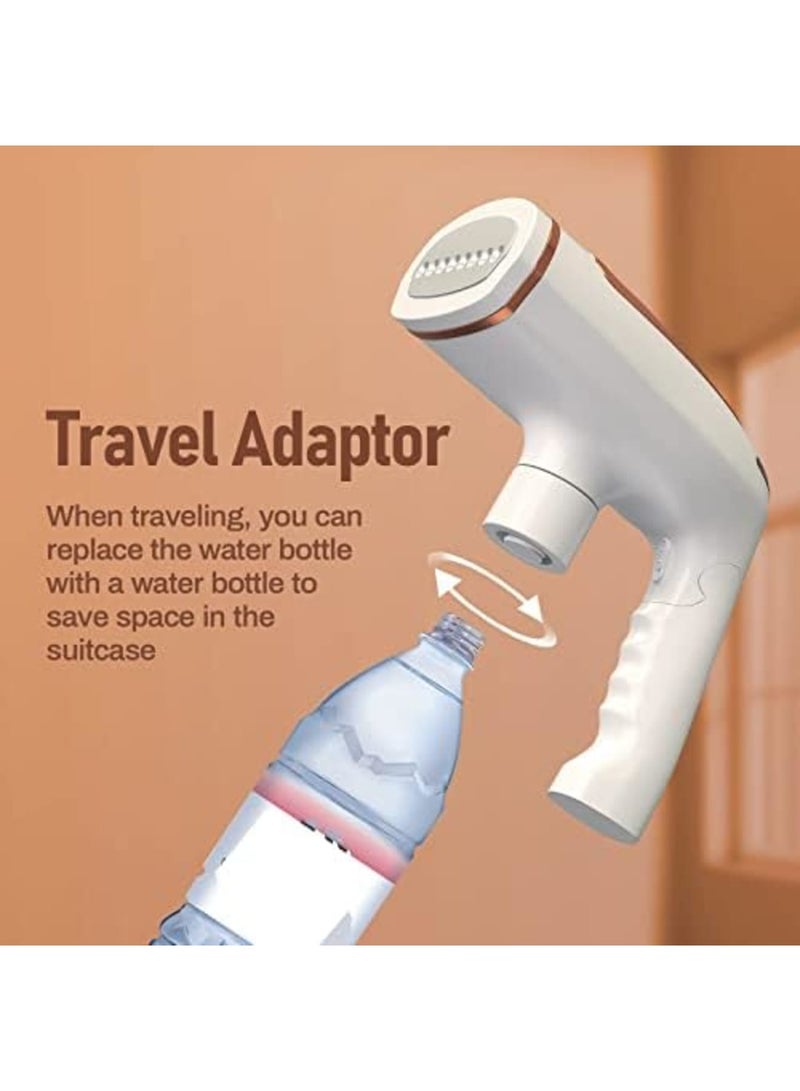 SYOSI Steamer for Clothes, Foldable Travel Portable Steam Iron, 1600w Handheld Garment Steamer with 250ml Replaceable Water Tank, 30-Second Fast Heat-Up, Suitable for Wrinkle Free&santized Garment - Image 2
