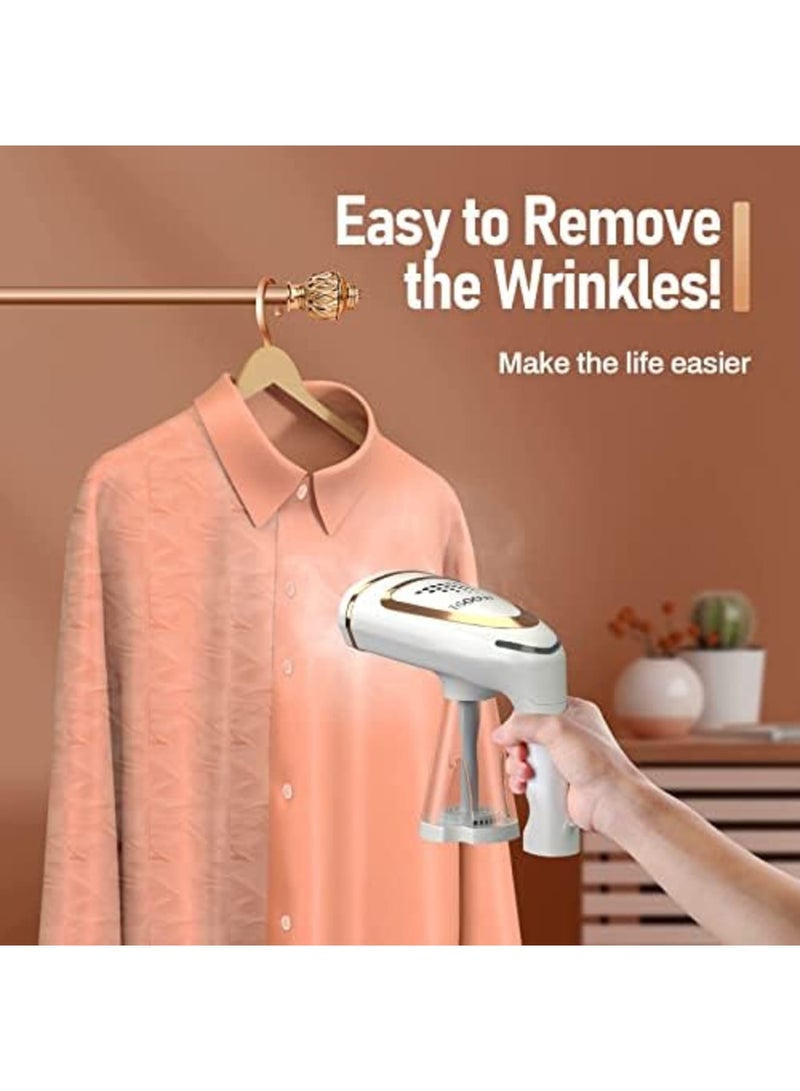 SYOSI Steamer for Clothes, Foldable Travel Portable Steam Iron, 1600w Handheld Garment Steamer with 250ml Replaceable Water Tank, 30-Second Fast Heat-Up, Suitable for Wrinkle Free&santized Garment - Image 5