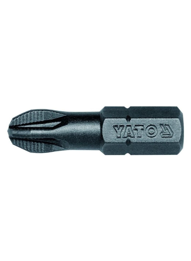 YATO Screwdriver Bit 1/4"x25mm Cross PZ3 (5pcs/set) YT-7812