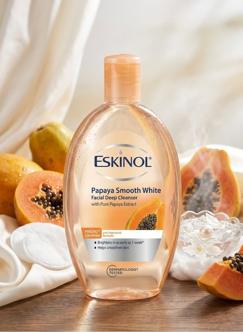 Eskinol Facial Deep Cleanser With Pure Papaya Extract 225 ml - Image 3