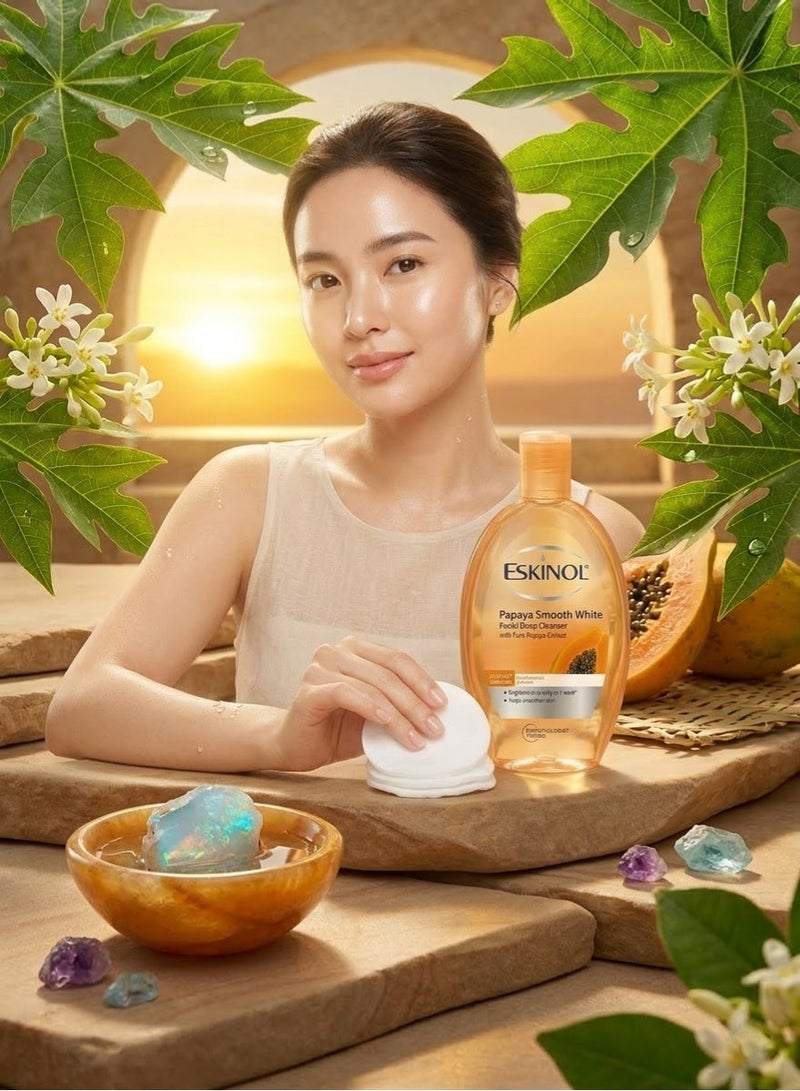 Eskinol Facial Deep Cleanser With Pure Papaya Extract 225 ml - Image 2
