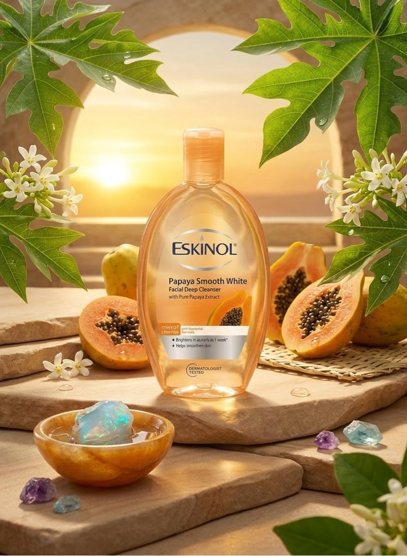 Eskinol Facial Deep Cleanser With Pure Papaya Extract 225 ml - Image 4