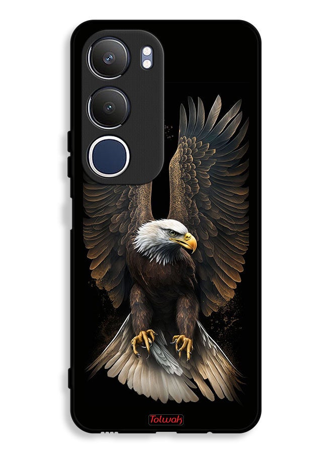 Tolwak غطاء حماية Vivo Y19s 4G مع تصميم نسر بأجنحة ممدودة - Image 1