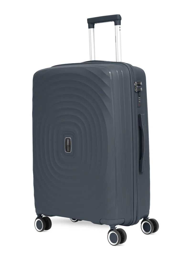 PARAJOHN Series Set of 3 Luggage | Lightweight Small 10KG, Medium 20KG & Large 30KG ABS 4 Wheels Trolley Hardsided Travel Suitcase Grey