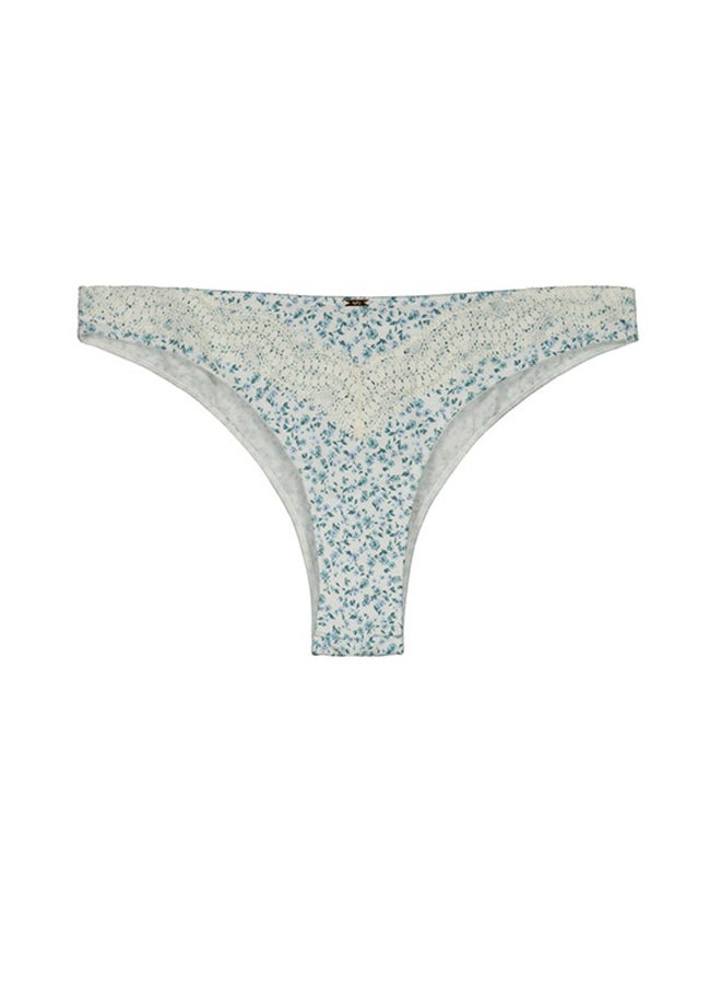 women'secret Floral lace Brazilian panties - Image 1