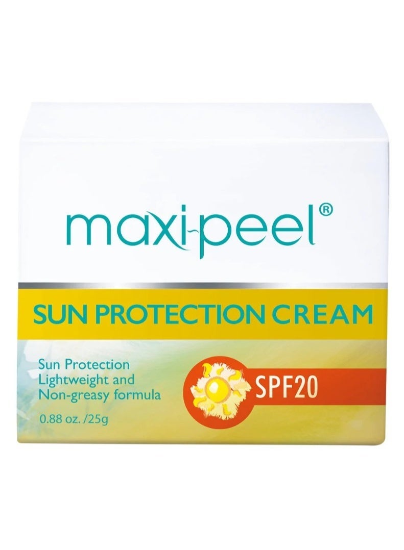 MAXI PEEL Maxi-Peel Sun Protection Cream SPF20 - 25g - Image 3