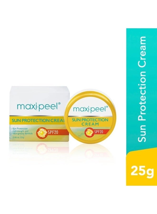 MAXI PEEL Maxi-Peel Sun Protection Cream SPF20 - 25g - Image 2