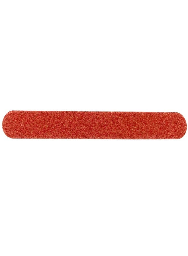 Soft Touch Nail File, Extra Coarse 80 Grit, Durable Red Mylar, for Acrylic Nails, 7 Inch - One Piece - Image 2