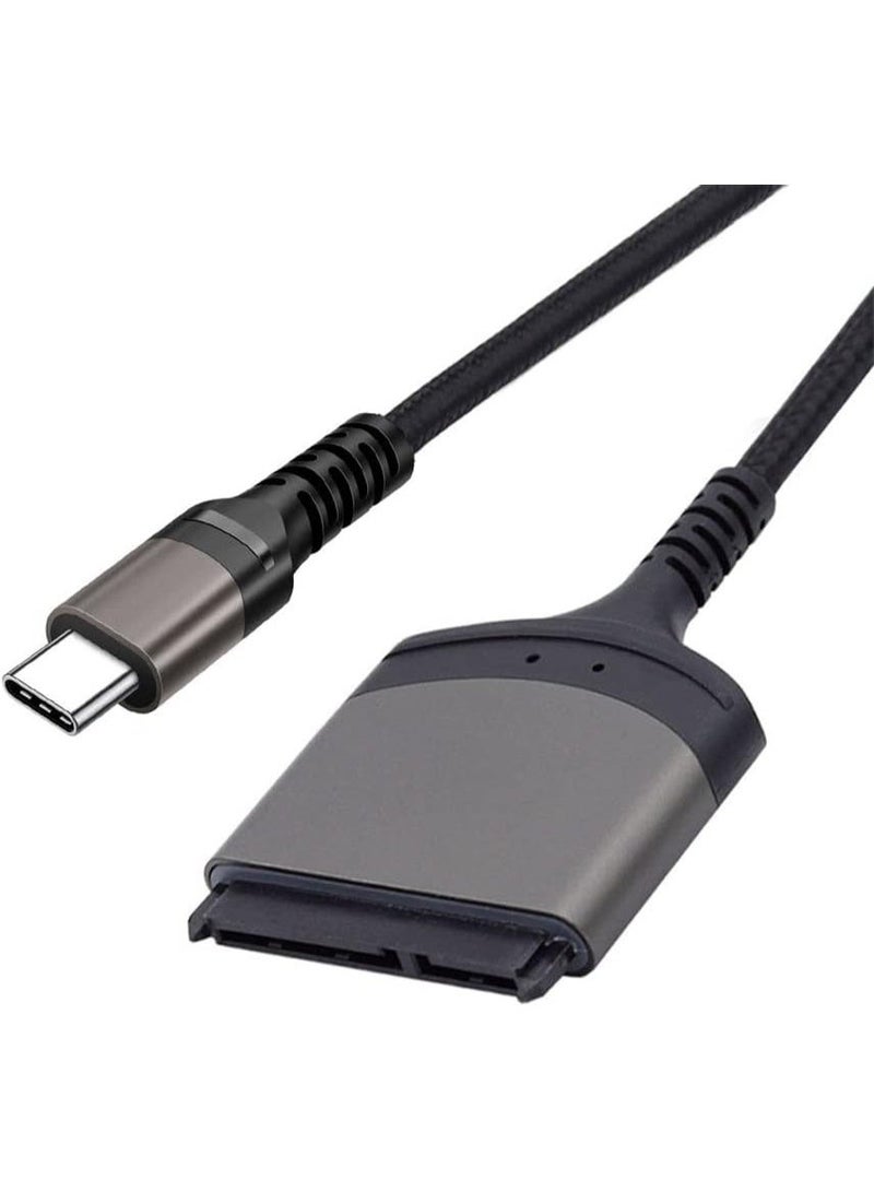 كابل محول USB C إلى SATA بسرعة 5Gbps لتحويل Type C إلى SATA ‏22 Pin متوافق مع أقراص SSD وHDD مقاس 2.5 بوصة لأجهزة اللابتوب - Image 3
