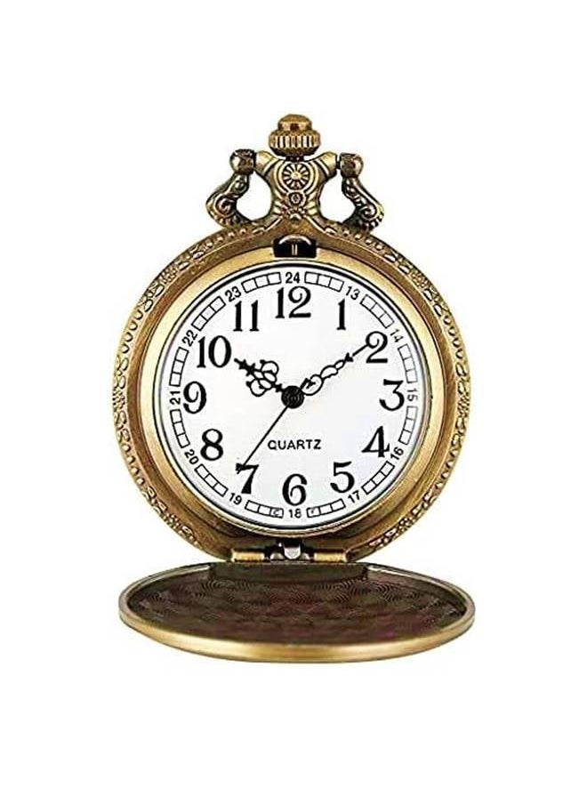 YASH - Yash Grandpa Design Quartz Pocket Watch - Image 1