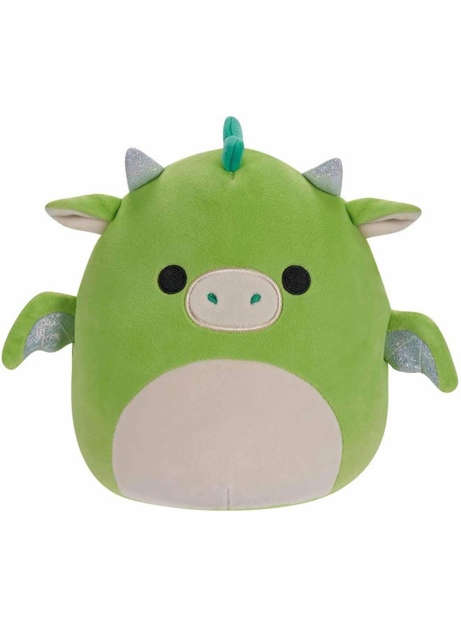 Squishmallows Desmund Green Dragon Little Plush Toy, 7.5-Inch Size - Image 1